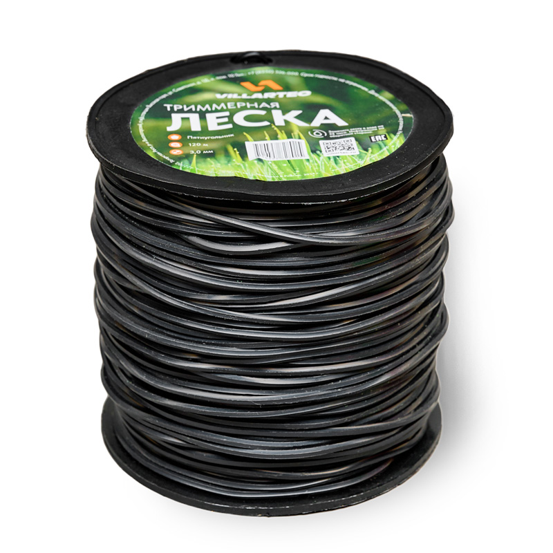 STIHL Cтруна триммерная пятиуг. сечения  3,0 мм х 120 м  VILLARTEC Z0000030120, Струны косильные Штиль