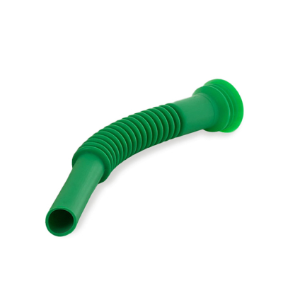 Патрубок зелёный для пластиковой канистры
