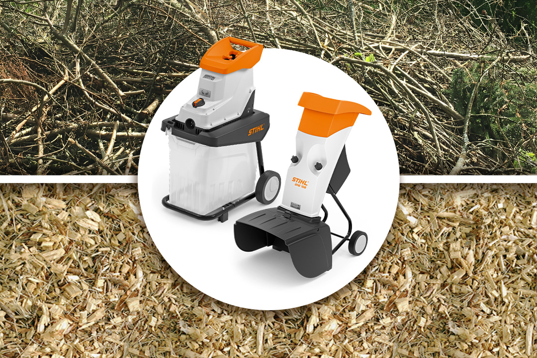 Электрические садовые измельчители STIHL: порядок на участке — быстро и с пользой.