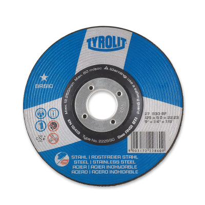 Обдирочный армированный круг на бакелитовой связке 125х6.0х22.23, А 30 Q BF