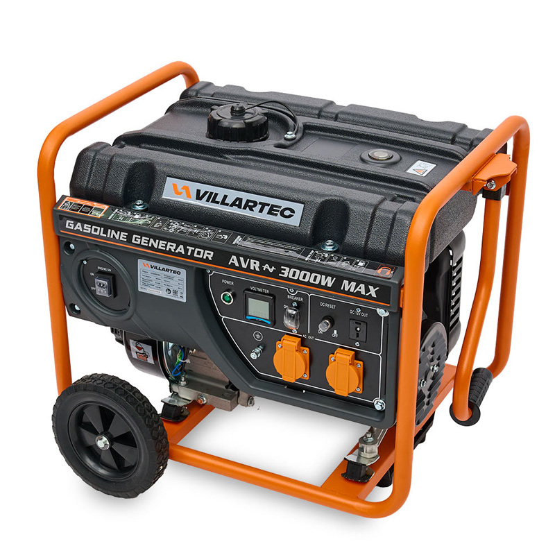 GG3400WС Генератор бензиновый VILLARTEC, 2,6 кВт, Генераторы в Штиль центр