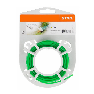 Косильная струна Ø 2,0 мм х 14 м STIHL круглого сечения зелёный
