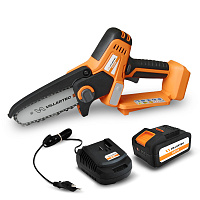 STIHL SA20M SET AS204, AC202 Аккумуляторная цепная MINI-мотопила VILLARTEC SA20MSet4, Пилы цепные аккумуляторные Штиль