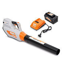 STIHL BA40 SET: AM402 + AC402 Аккумуляторное воздуходувное устройство VILLARTEC BA40Set2, Воздуходувные устройства аккумуляторные Штиль