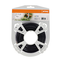 STIHL Косильная струна Ø 3,3 мм x 19 м STIHL круглого сечения чёрный 00009302346, Струны косильные Штиль