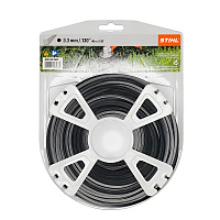 Косильная струна Ø 3,3 мм х 40 м STIHL квадрат. сечение чёрный 00009302645