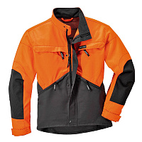 STIHL Куртка DYNAMIC цвет антрацит/сигнальный оранж, р.XL 00008850960, Куртки, футболки,халаты рабочие Штиль