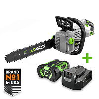 CS1401E Пила аккумуляторная EGO (BA1400T+CH2100E) 0260034022S, Пилы цепные EGO