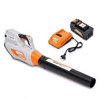STIHL BA40 SET: AM408 + AC402 Аккумуляторное воздуходувное устройство VILLARTEC BA40Set8, Воздуходувные устройства аккумуляторные Штиль